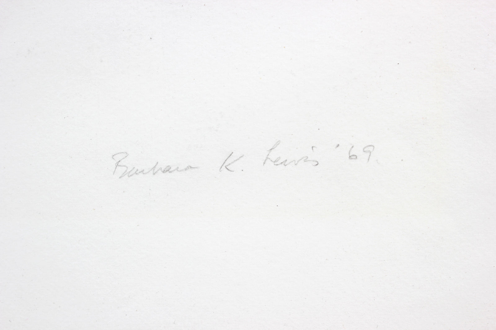 <i>Chinese Lantern</i><br>1969 Stone Lithograph<br><br>#A5970