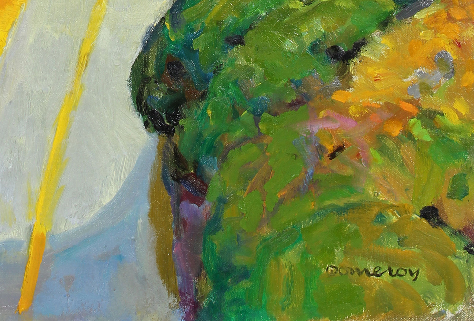 Country Road Landscape<br>Late 20th Century Oil<br><br>#A6314