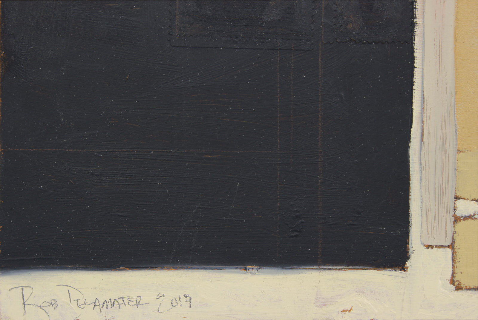 <i>Letters from California</i> <br>2019 Oil & Mixed Media <br><br>#A8284