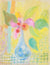 Colorful Floral Still Life <br>1940-50s Pastel <br><br>#A8463