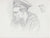 Sketch of a Soldier <br>1940-50s Graphite <br><br>#A8480