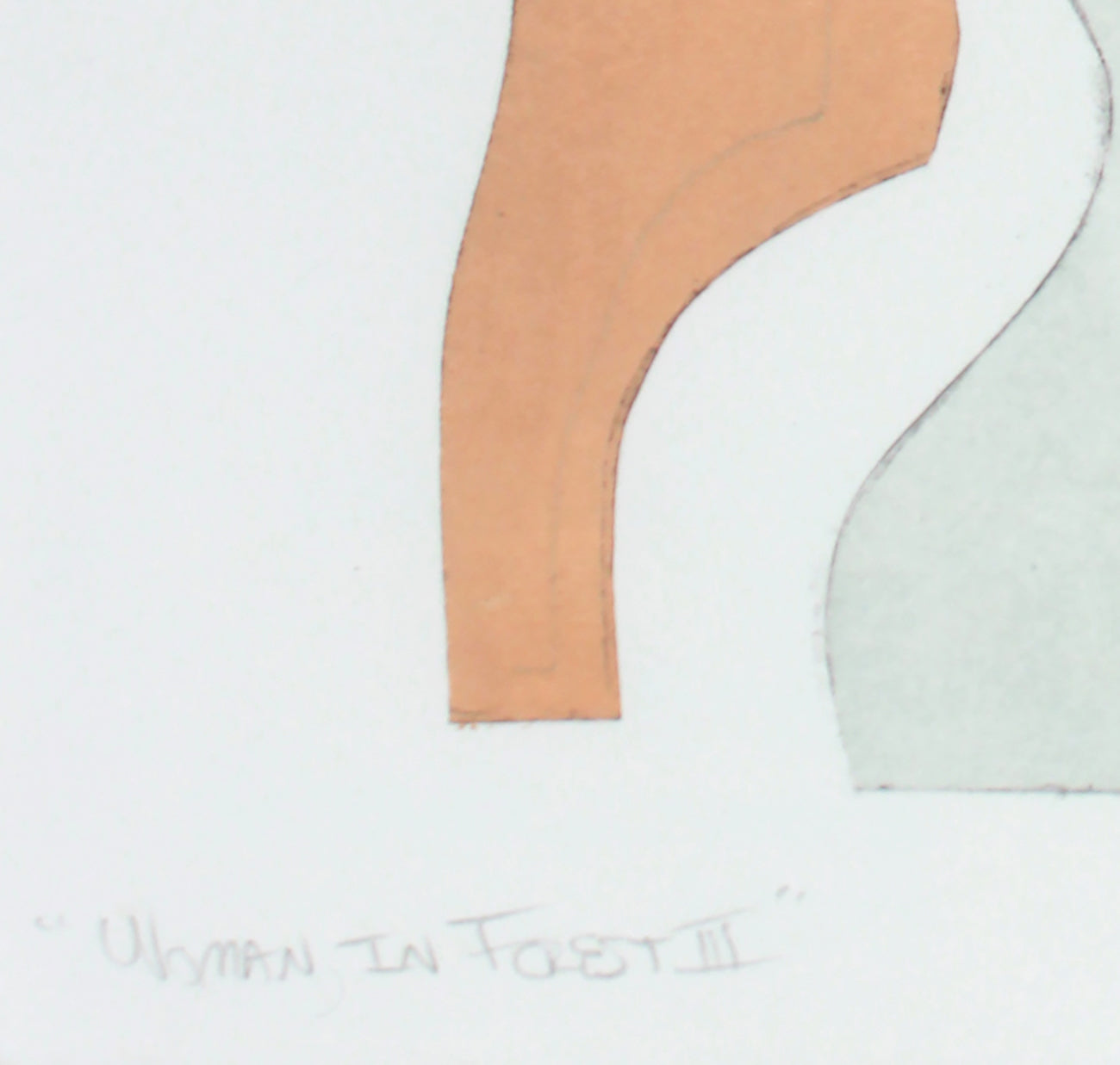 <i>Woman in Forest III</i> <br>2018 Monotype <br><br>#A9403