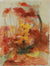 Double-Sided Abstracted Floral Still Life II <br>1960s Gouache <br><br>A9467
