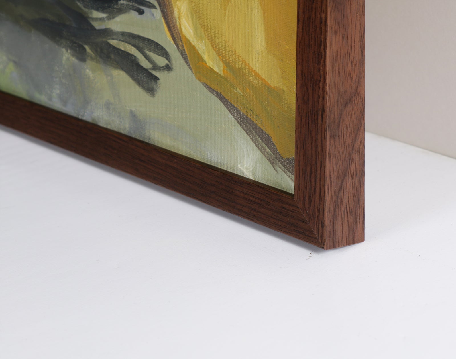 Expressionist Tree Lined Road <br>Late 20th Century Oil <br><br>#A9517