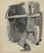 Dancer Figure Drawing <br>1960-80s Ink <br><br>#A9676