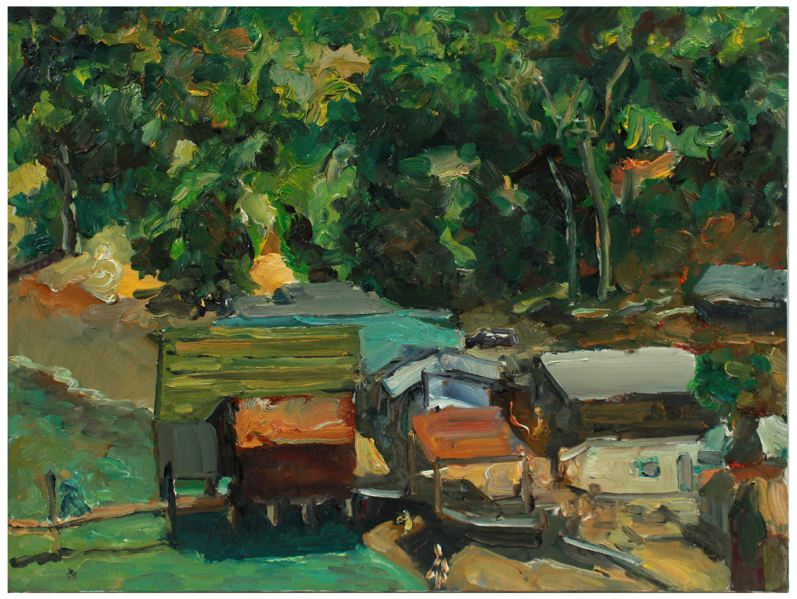 <i>China Camp Beach</i> <br>20th Century Oil <br><br>#A9714