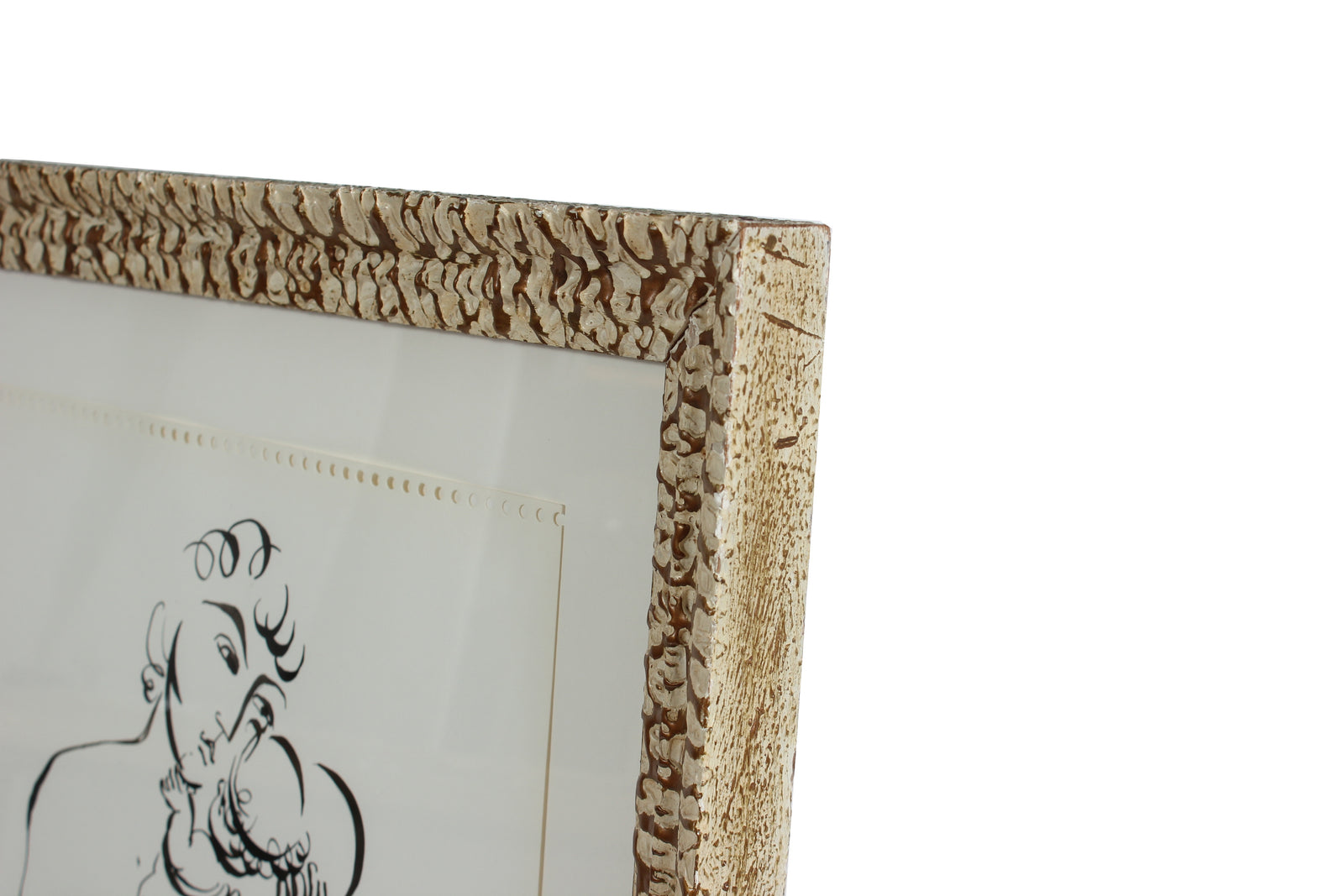 Father Holding His Child <br>1970-80s Ink <br><br>#72129