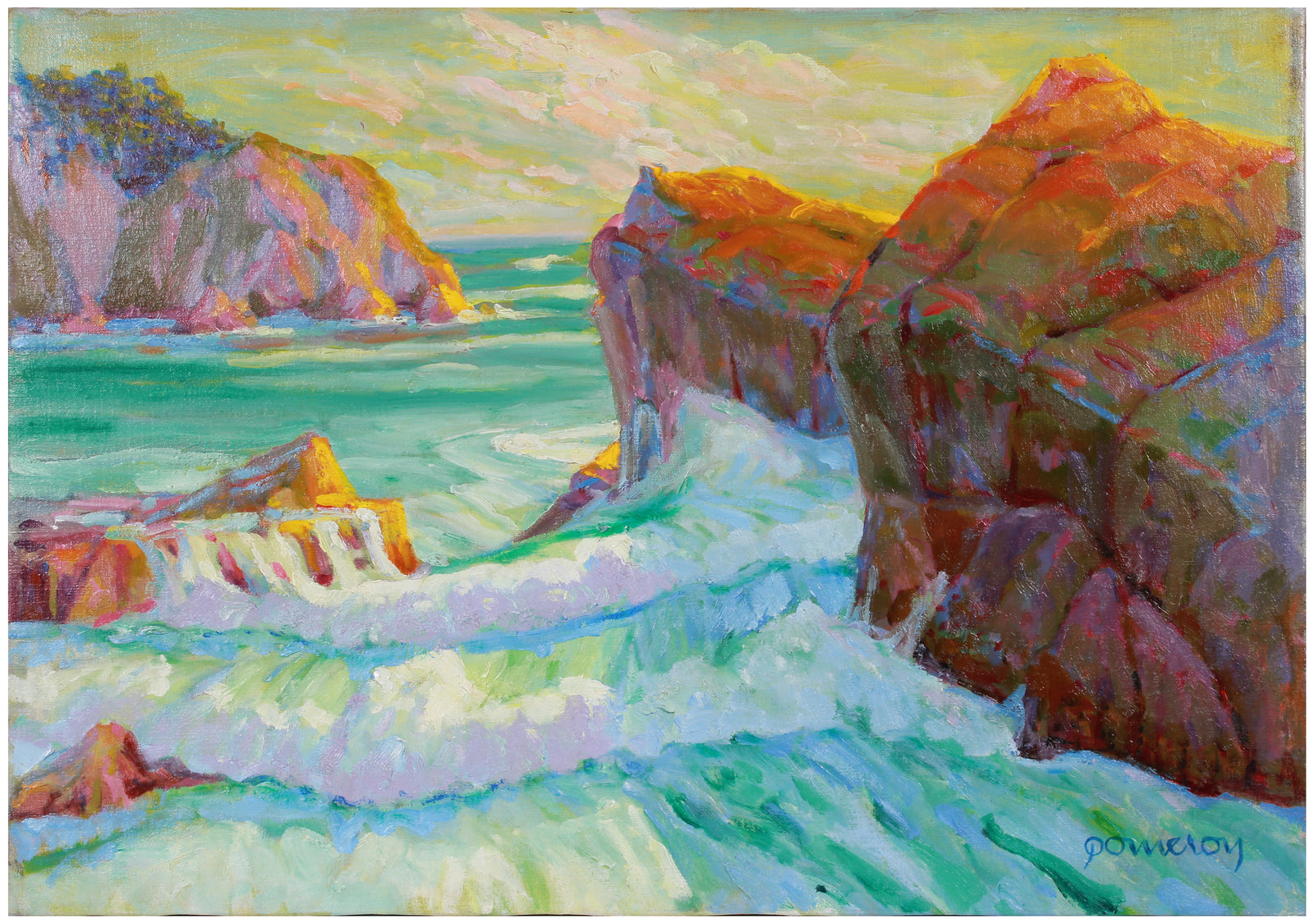 <i>Late Afternoon</i> <br>20th Century Oil <br><br>#B0388