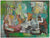 Colorful Still Life Deconstruction <br>1955-56 Oil <br><br>#B0800