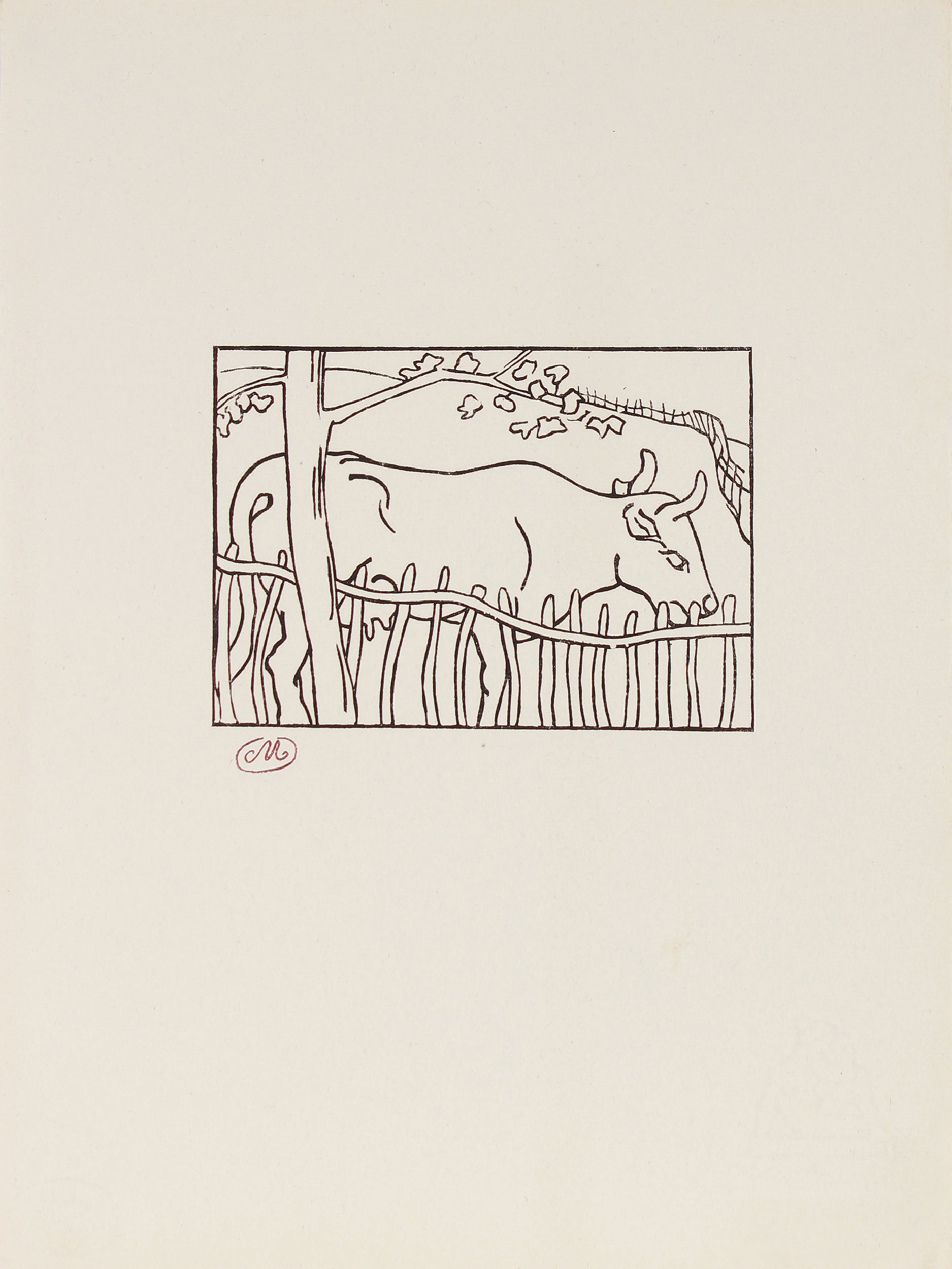 <i>Les Géorgiques de Virgile (The Georgics of Virgil)</i> Series <br>1937-44 Wood Engraving <br><br>#B1015