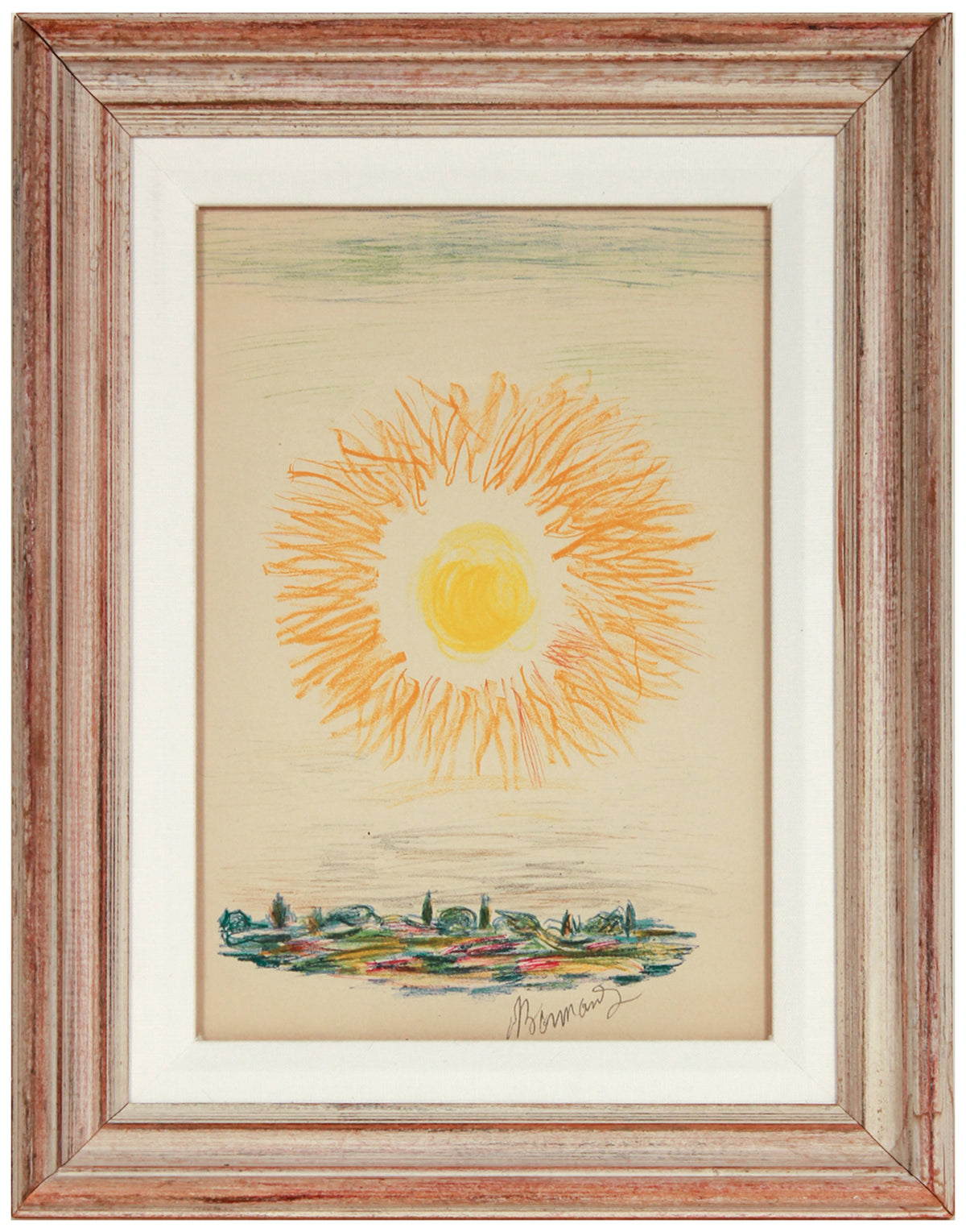 &lt;I&gt;Le soleil (The Sun)&lt;/i&gt; &lt;br&gt;1940s Lithograph &lt;br&gt;&lt;br&gt;#B1623