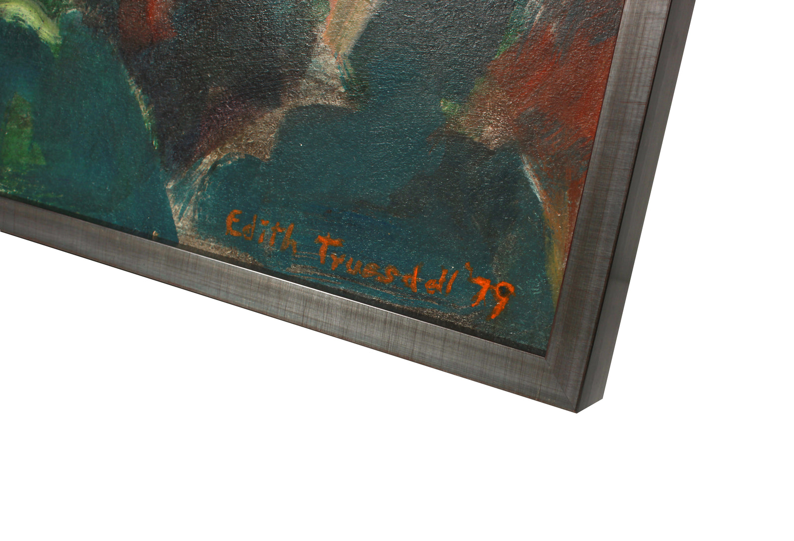 <i>The Docent</i> <br>1979 Acrylic <br><br>#B2378