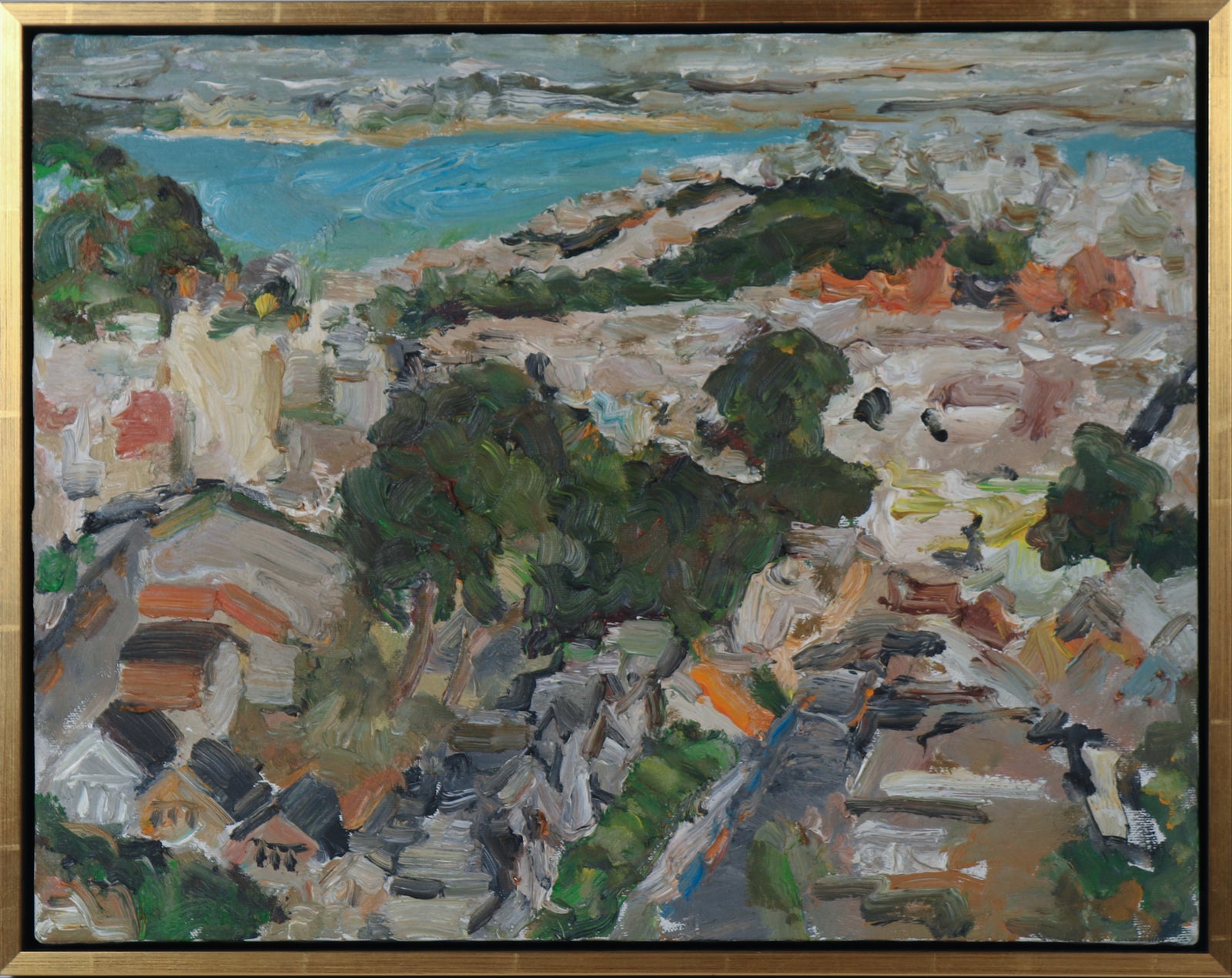 Expressive San Francisco View <br>2001 Oil <br><br>#B2565
