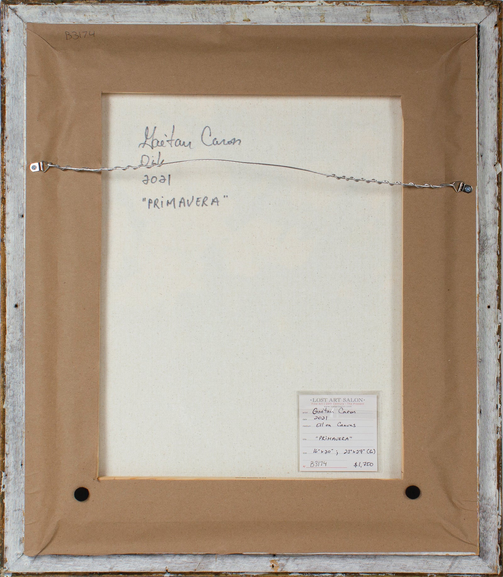 <i>Primavera</i> <br>2021 Oil <br><br>#B3174