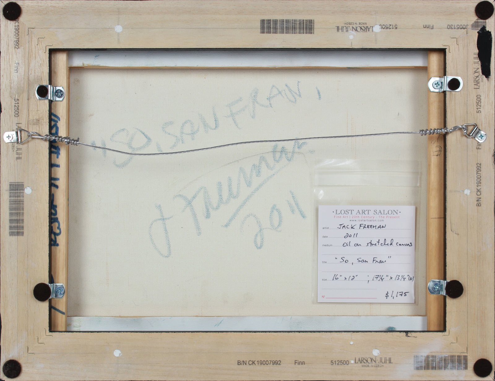 <i>South San Fran</i> <br>2011 Oil <br><br>#B3200