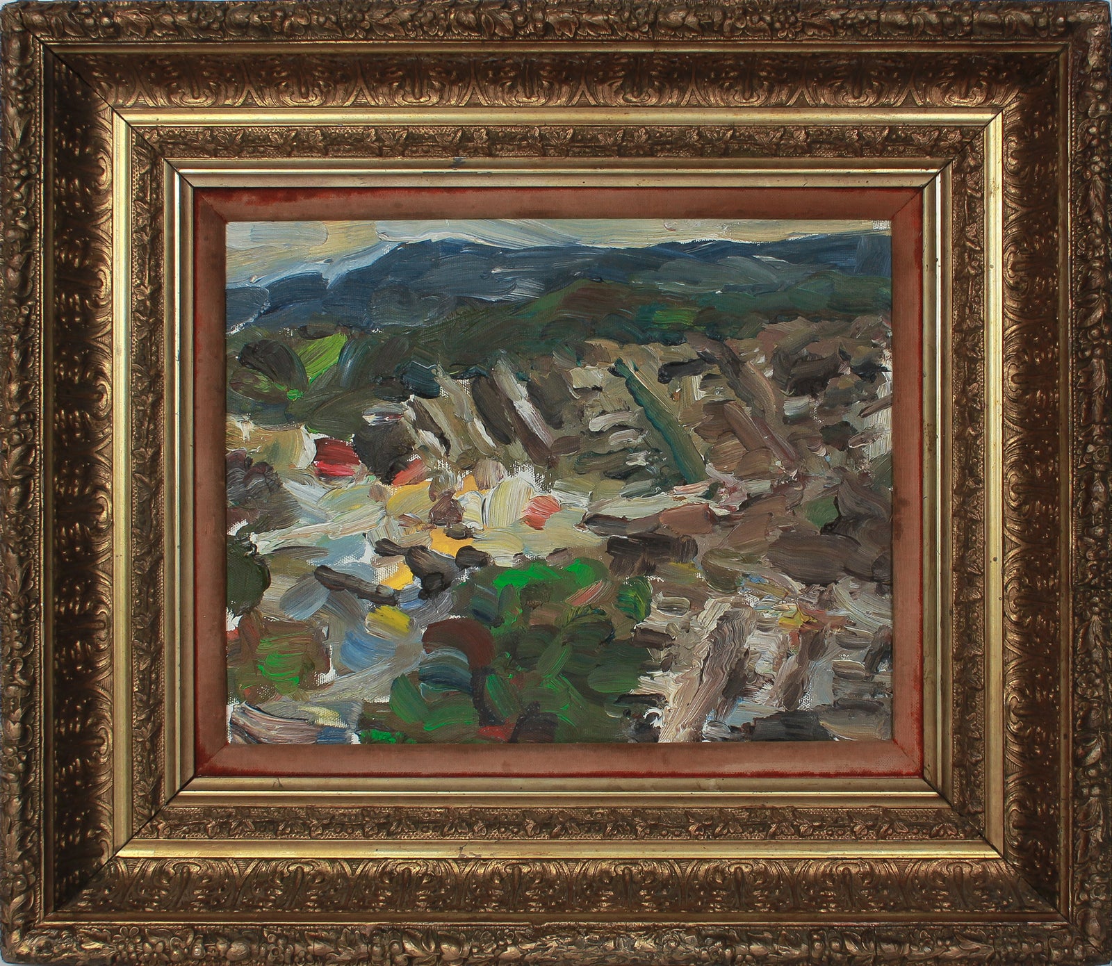 Expressionist California Landscape <br>2009 Oil <br><br>#B3207