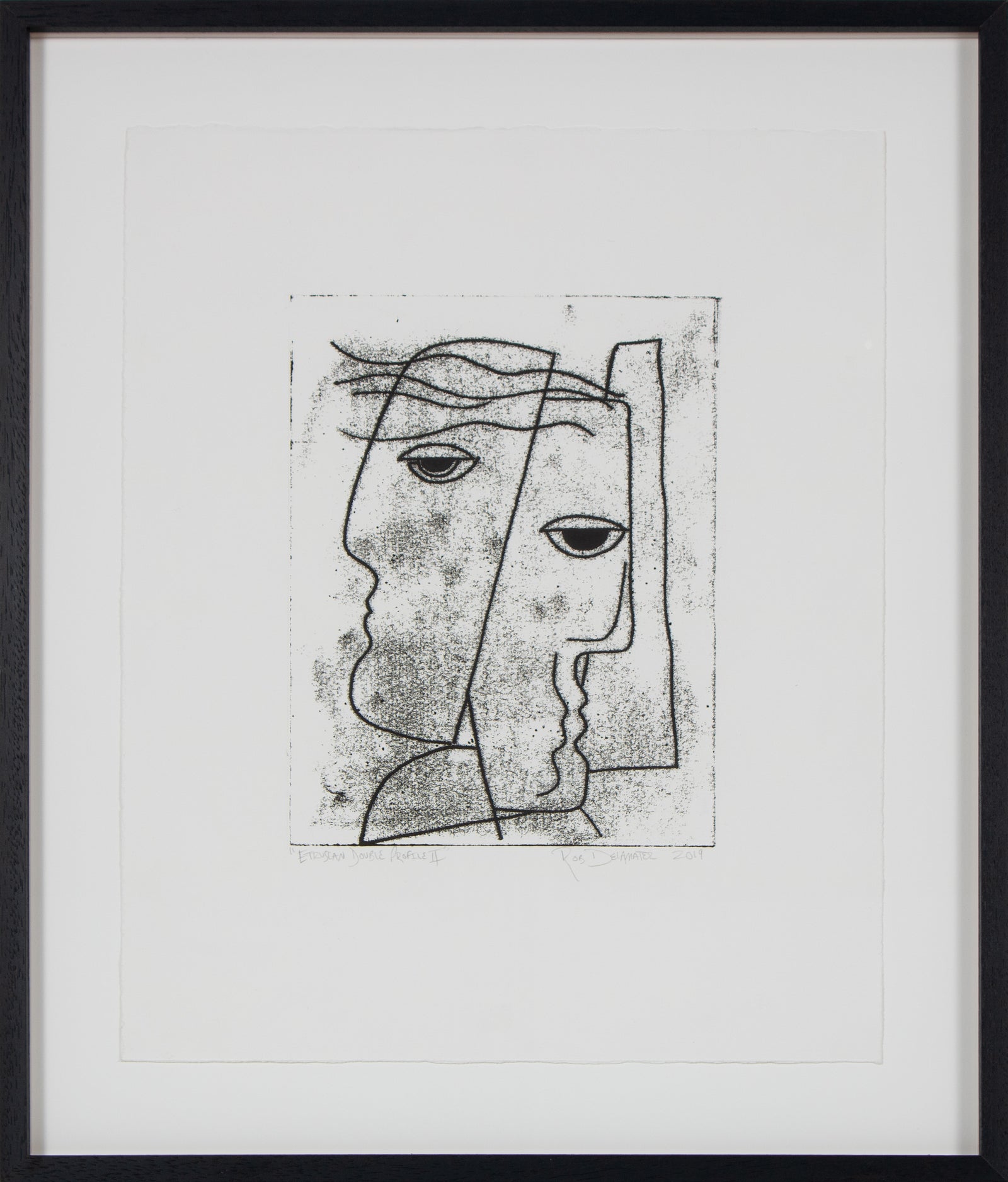 <i>Etruscan Double Profile II</i> <br>2019 Monotype <br><br>#B4483