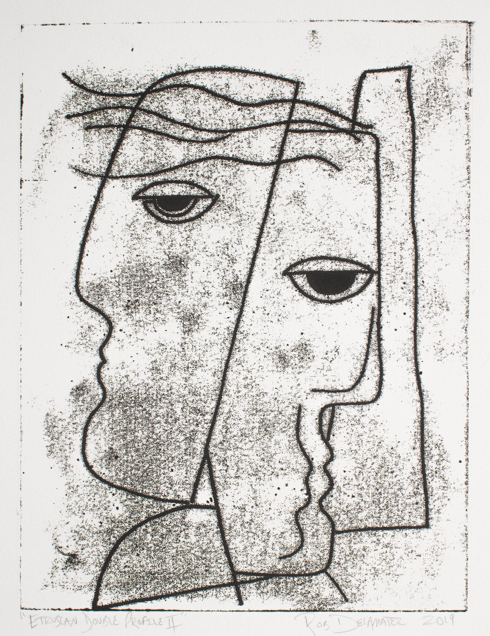 <i>Etruscan Double Profile II</i> <br>2019 Monotype <br><br>#B4483