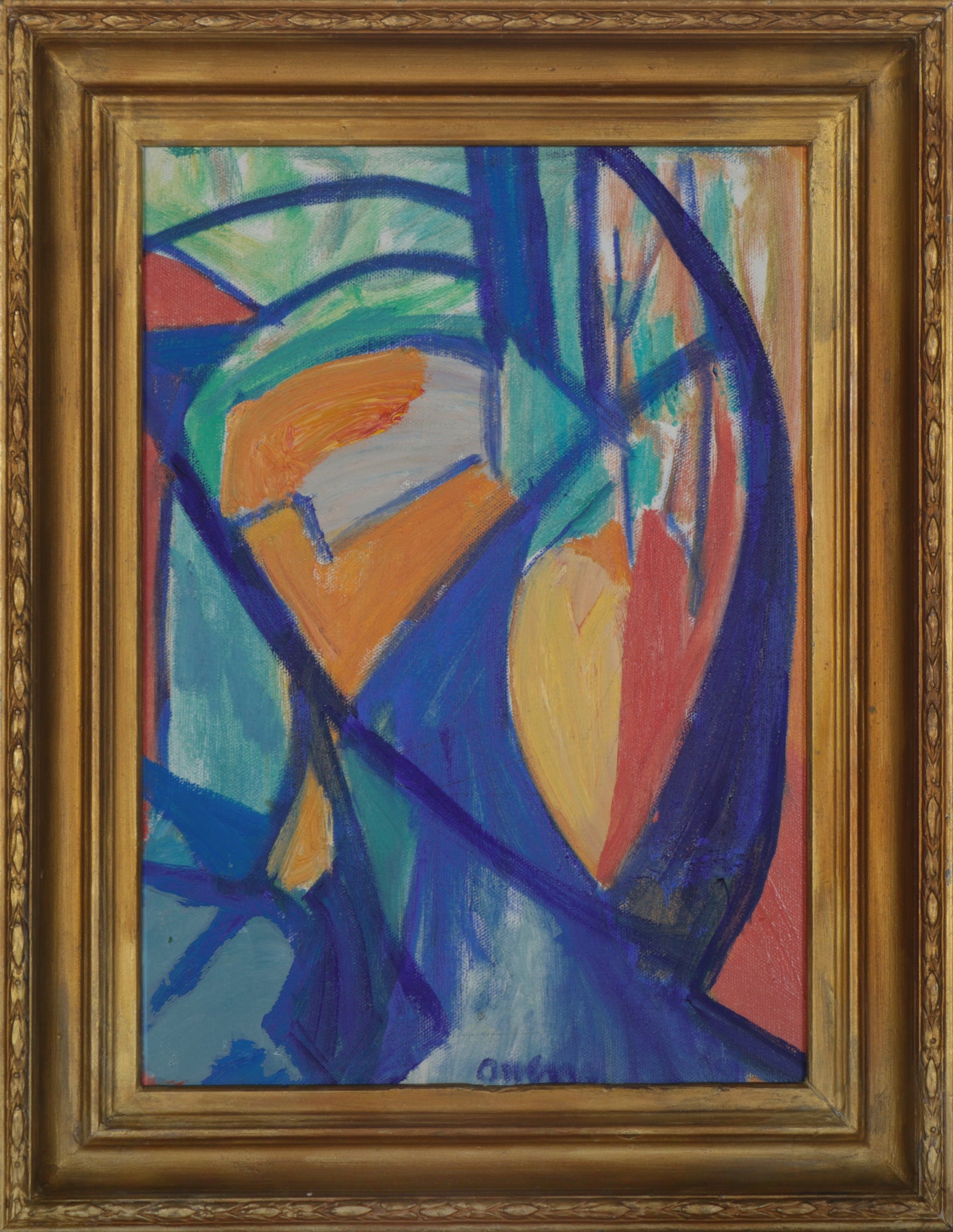 <i>Sur le Pont d'Avignon</i> <br>1943-45 Oil <br><br>#B4804