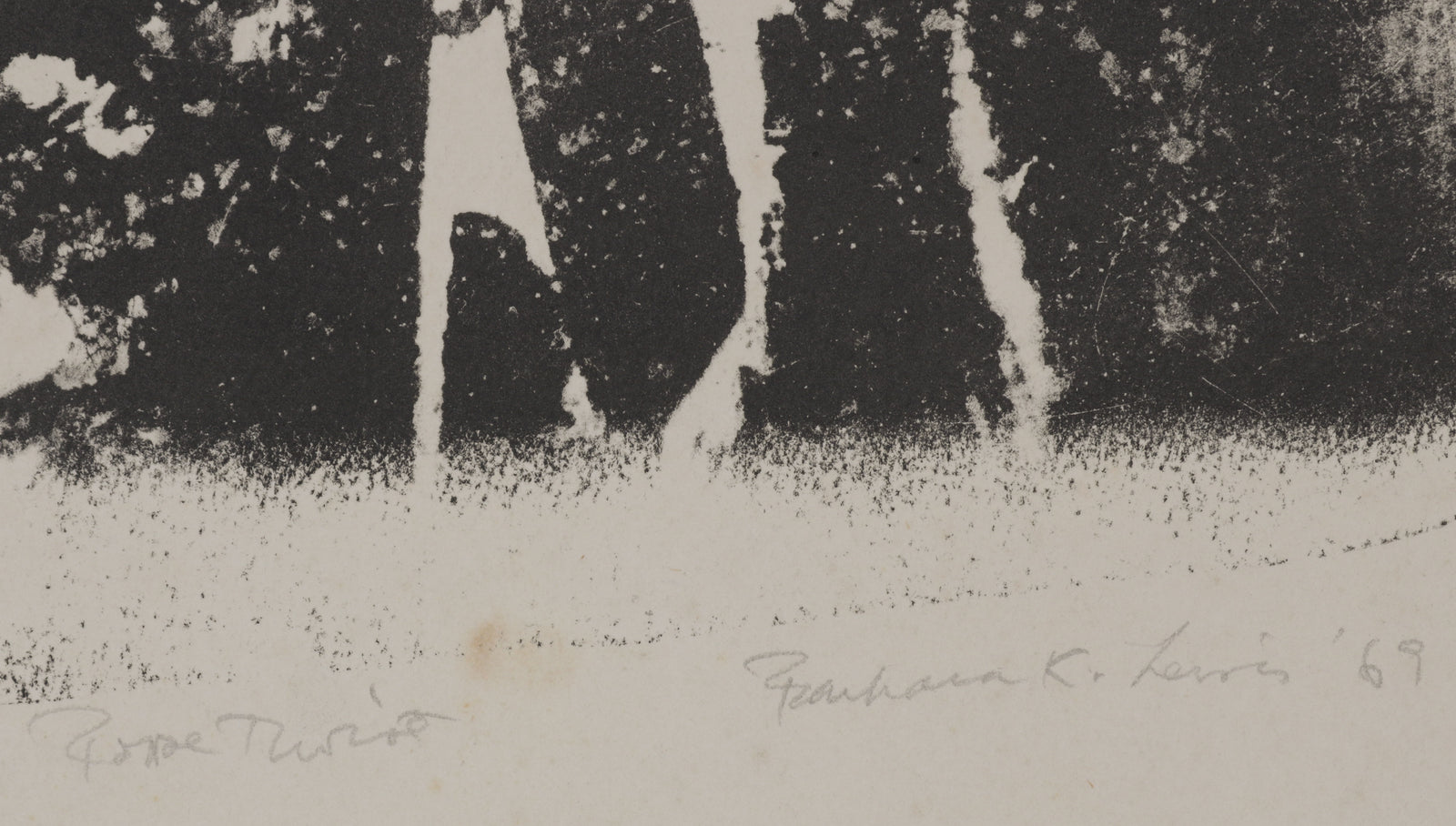 <i>Rope Twist</i> <br>1969 Stone Lithograph <br><br>#B5600