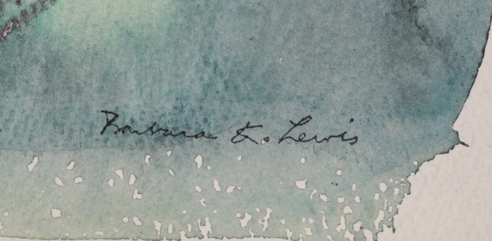 Dreamy Rose Still Life <br>1940-60s Watercolor <br><br>#B5840