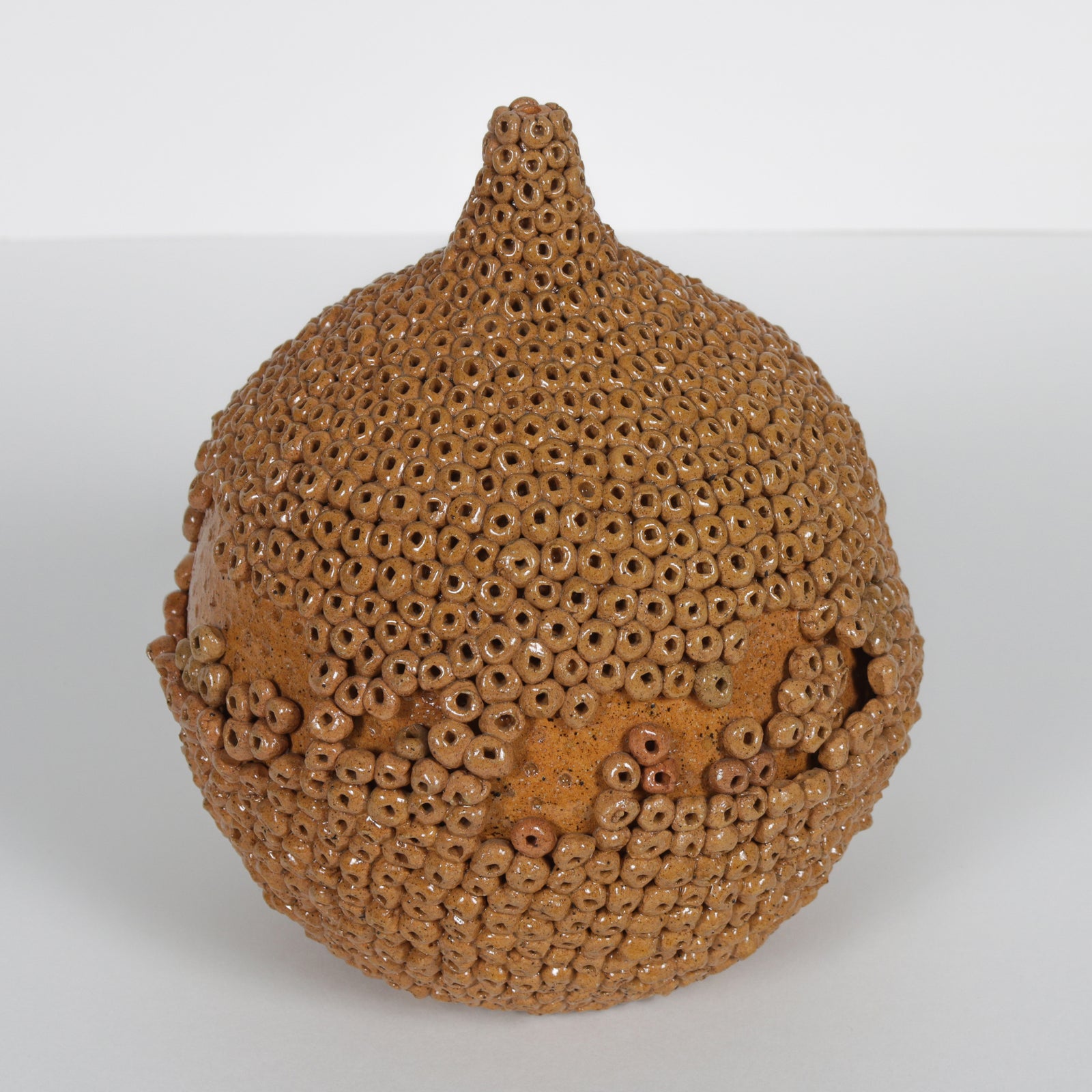 1978 Handmade Ceramic with Repeating Ring Pattern <br><br>#B5912