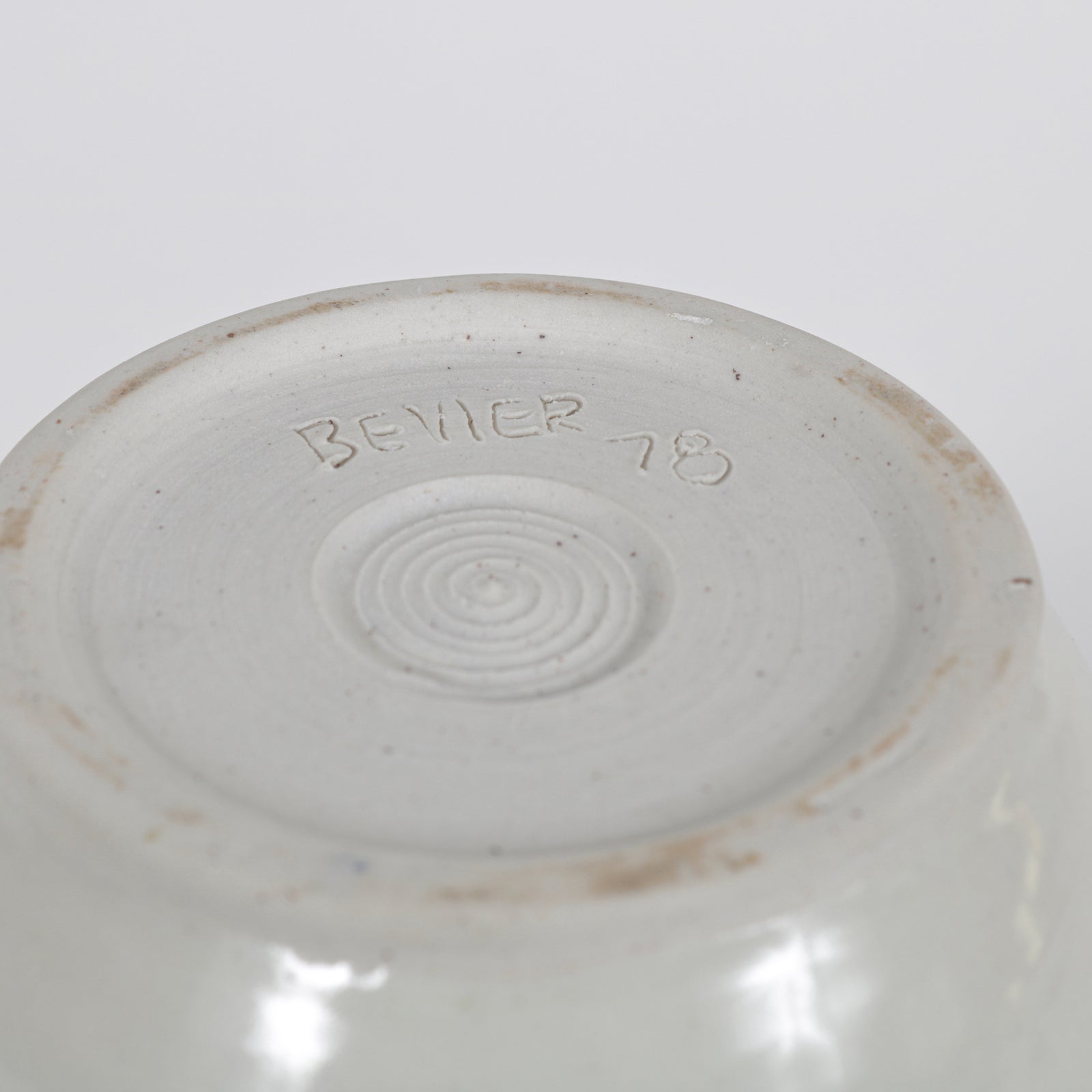 1978 Handmade Ceramic with Dot Motif <br><br>#B5920