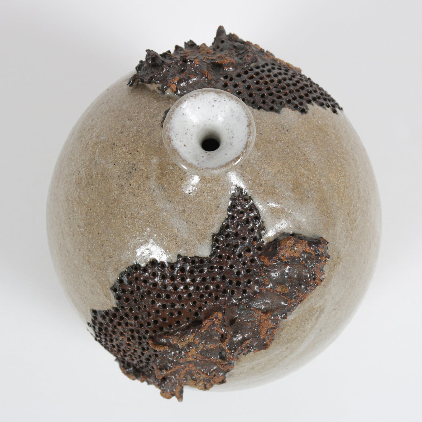 1988 Handmade Ceramic with Scale Motif <br><br>#B5936