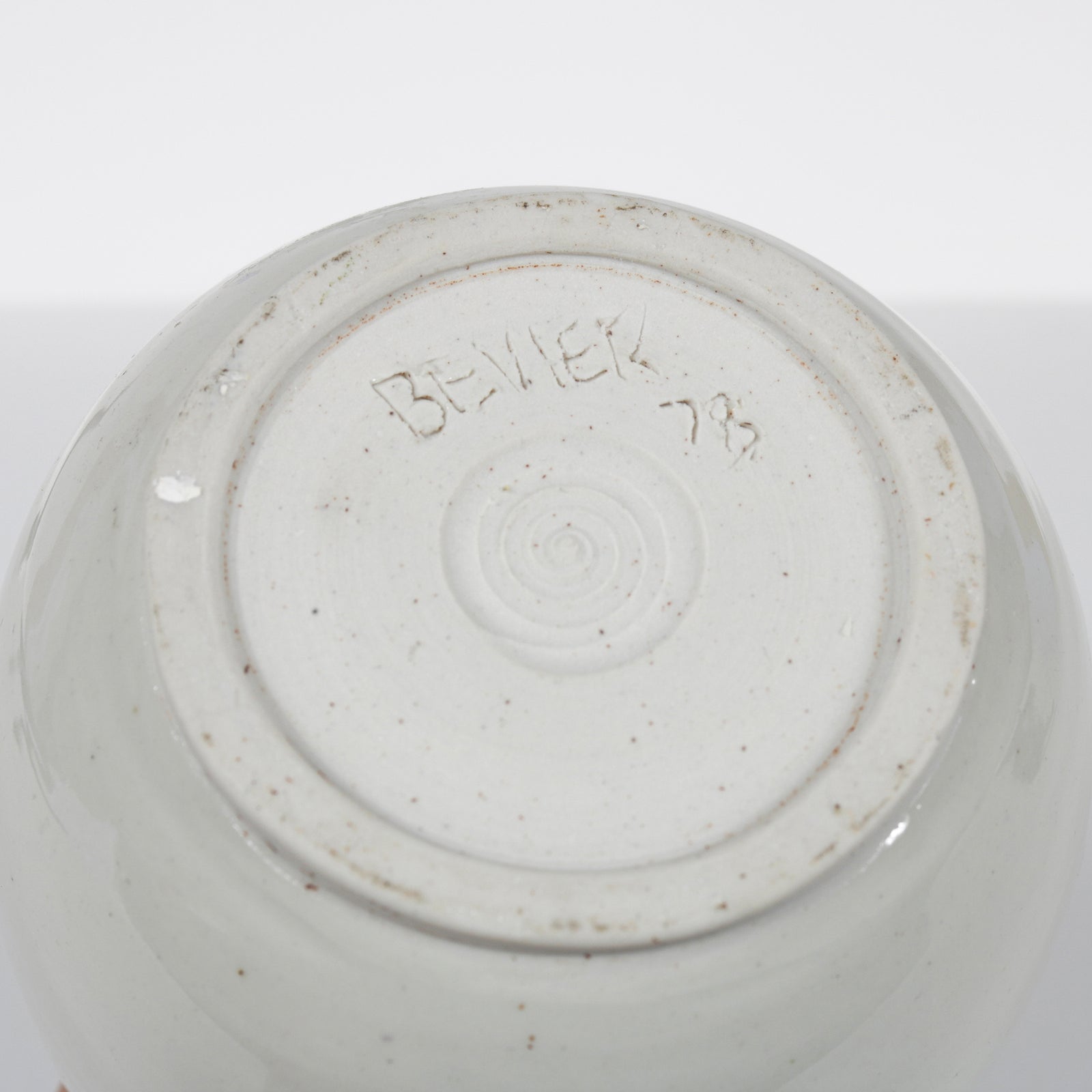 1978 Handmade Ceramic Vessel with Delicate Spout<br><br>#B6045