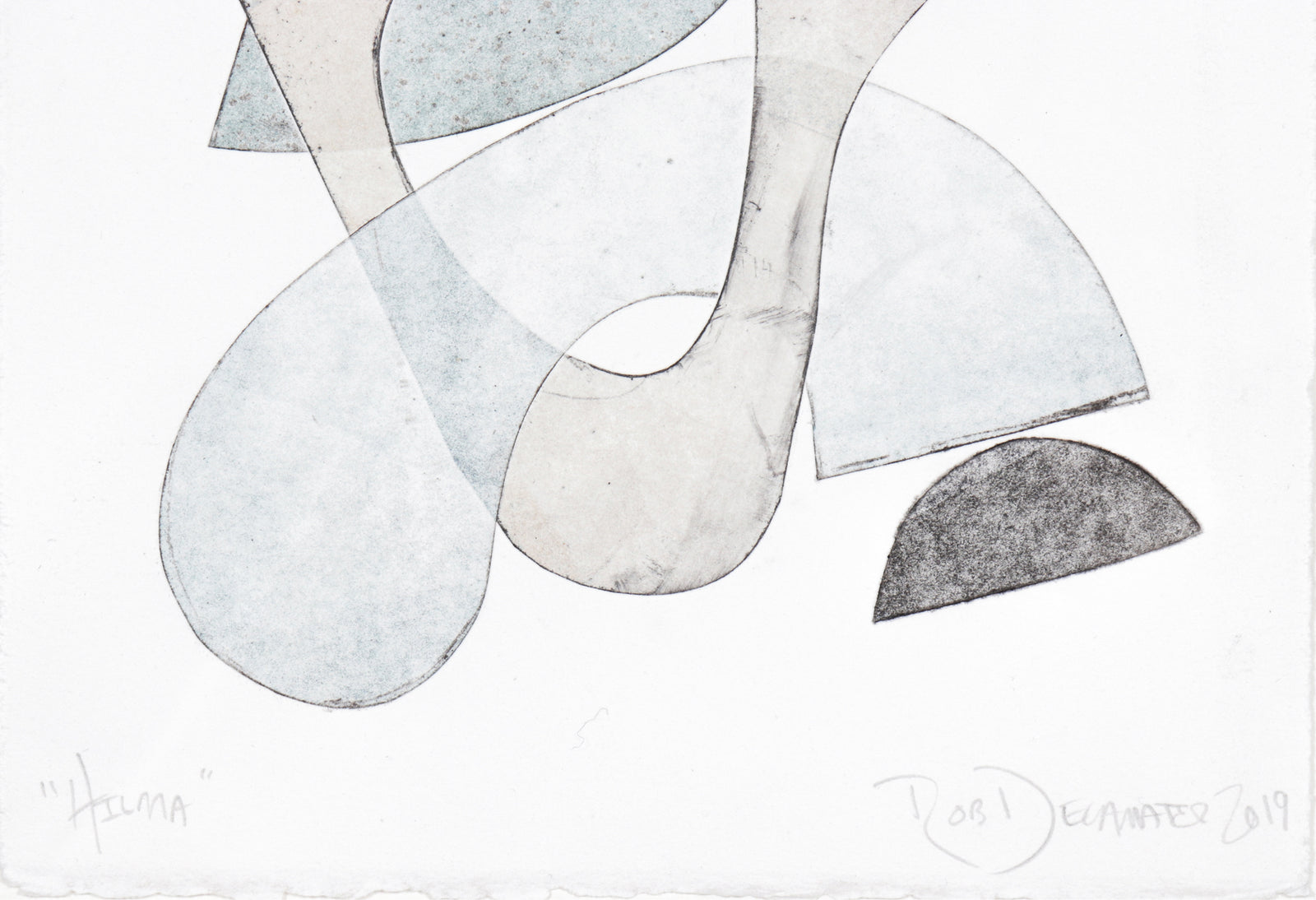 <i>Hilma</i> <br>2019 Mixed Media Monotype <br><br>#B6815