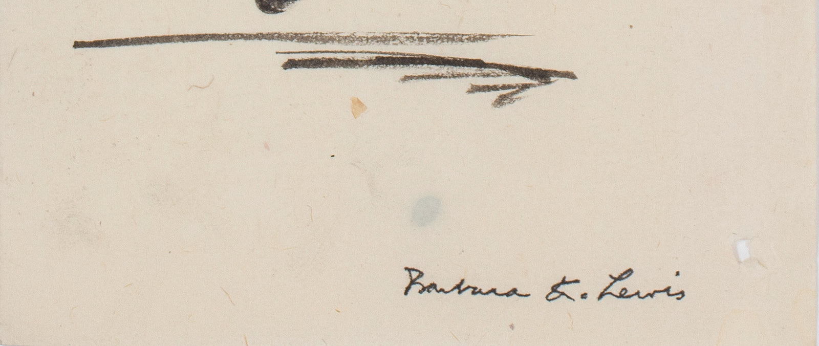 Figure in Asian Robes <br>Early 20th Century Ink <br><br>#C0032