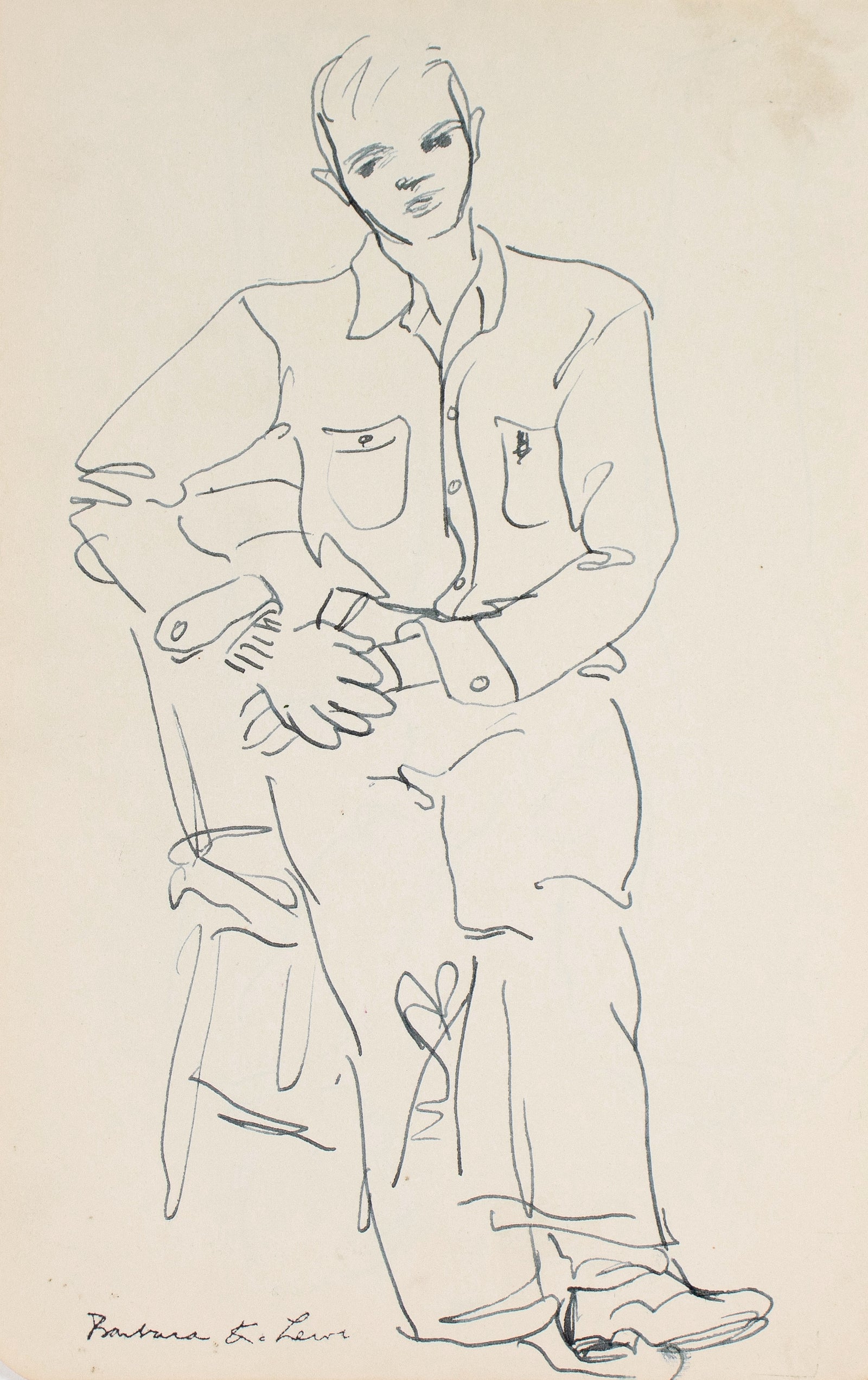 Jaunty Gentleman <br>Mid Century Ink <br><br>#C0045