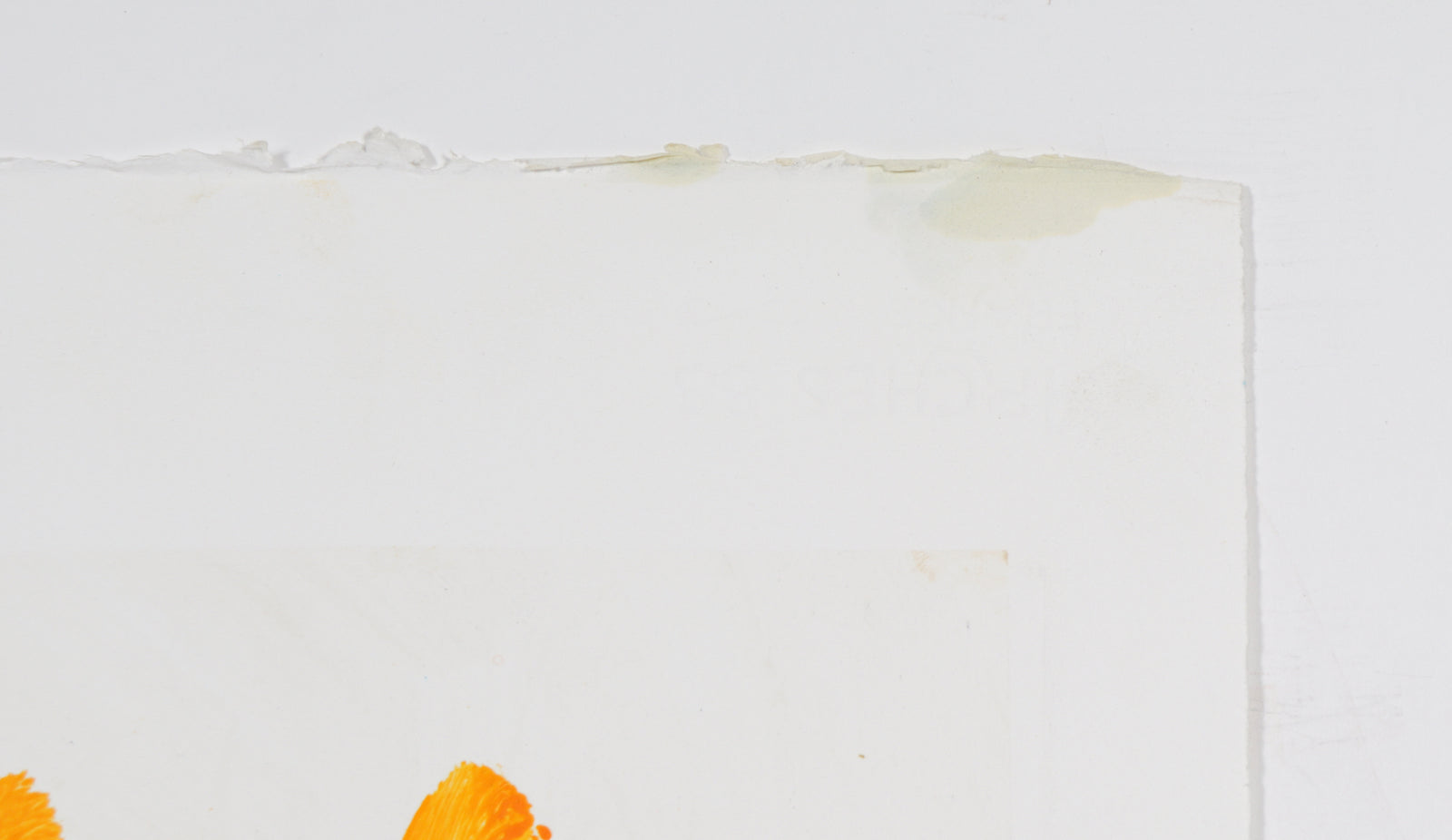 Vibrant Brushstroke Abstract <br>20th Century Monotype <br><br>#C0237