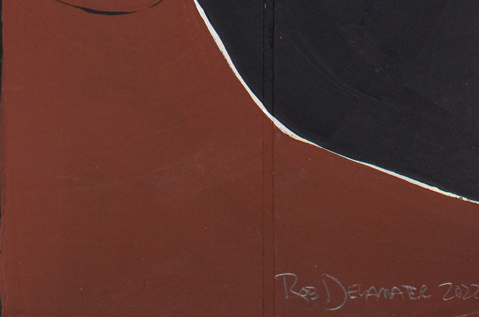 <I>Achilles, Patroclus and Briseis II</I> <br>2022 Hand-Mixed Pigments & Collage <br><br>#C0629