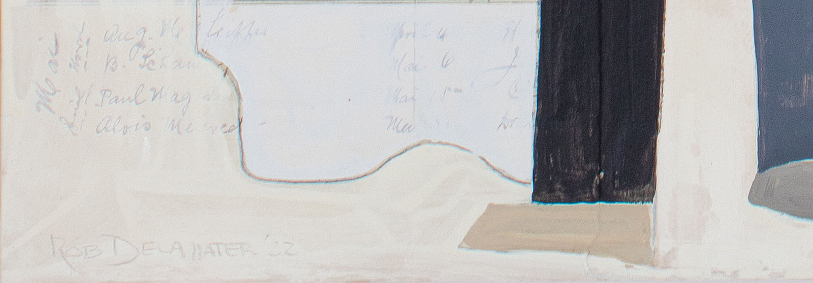 <I>Song of Briseis</I> <br>2022 Hand-Mixed Pigments & Collage on Board <br><br>#C0636