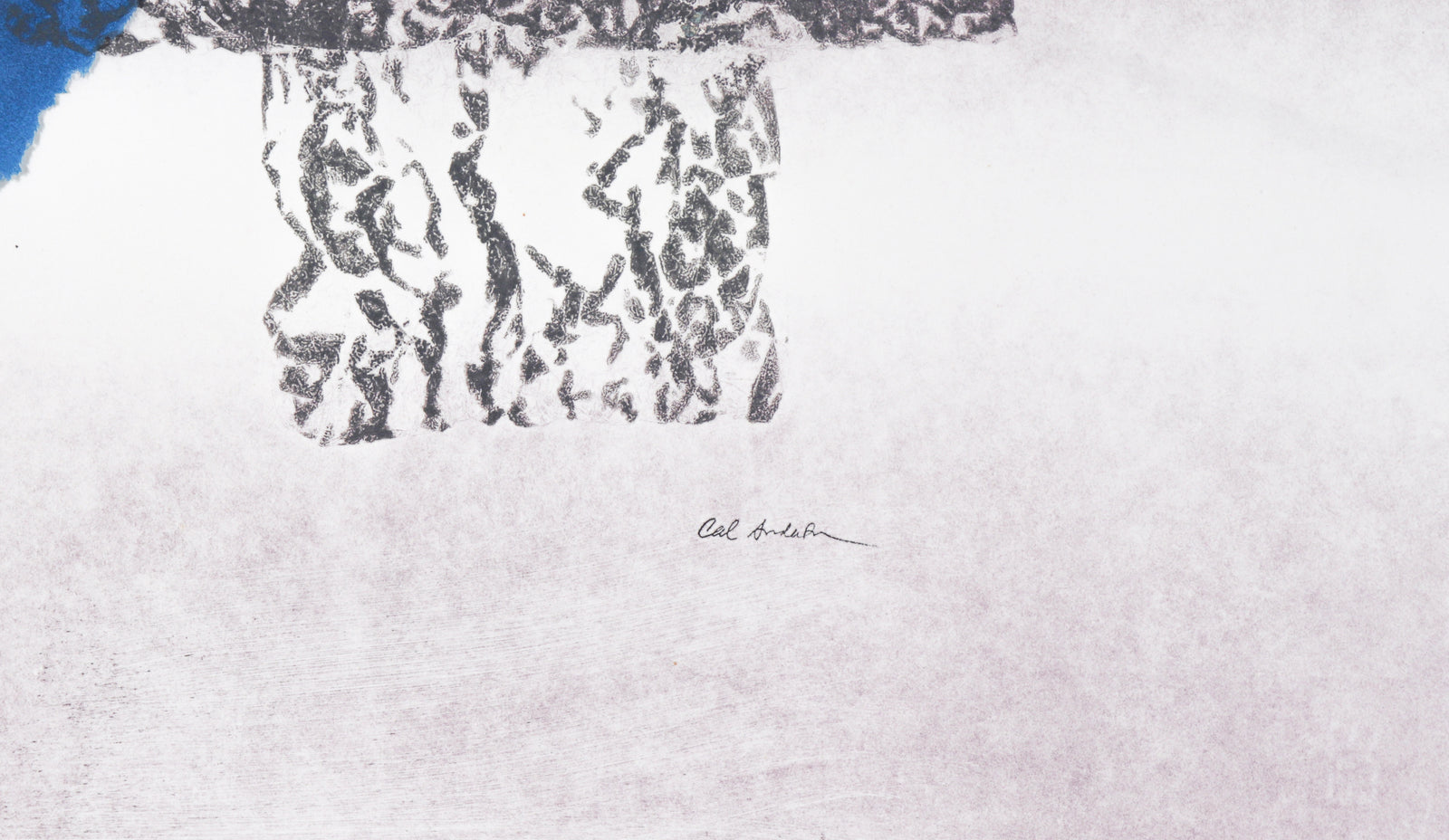 Klein Blue Shape Floating <br> 20th Century Monoprint <br><br> #C2619