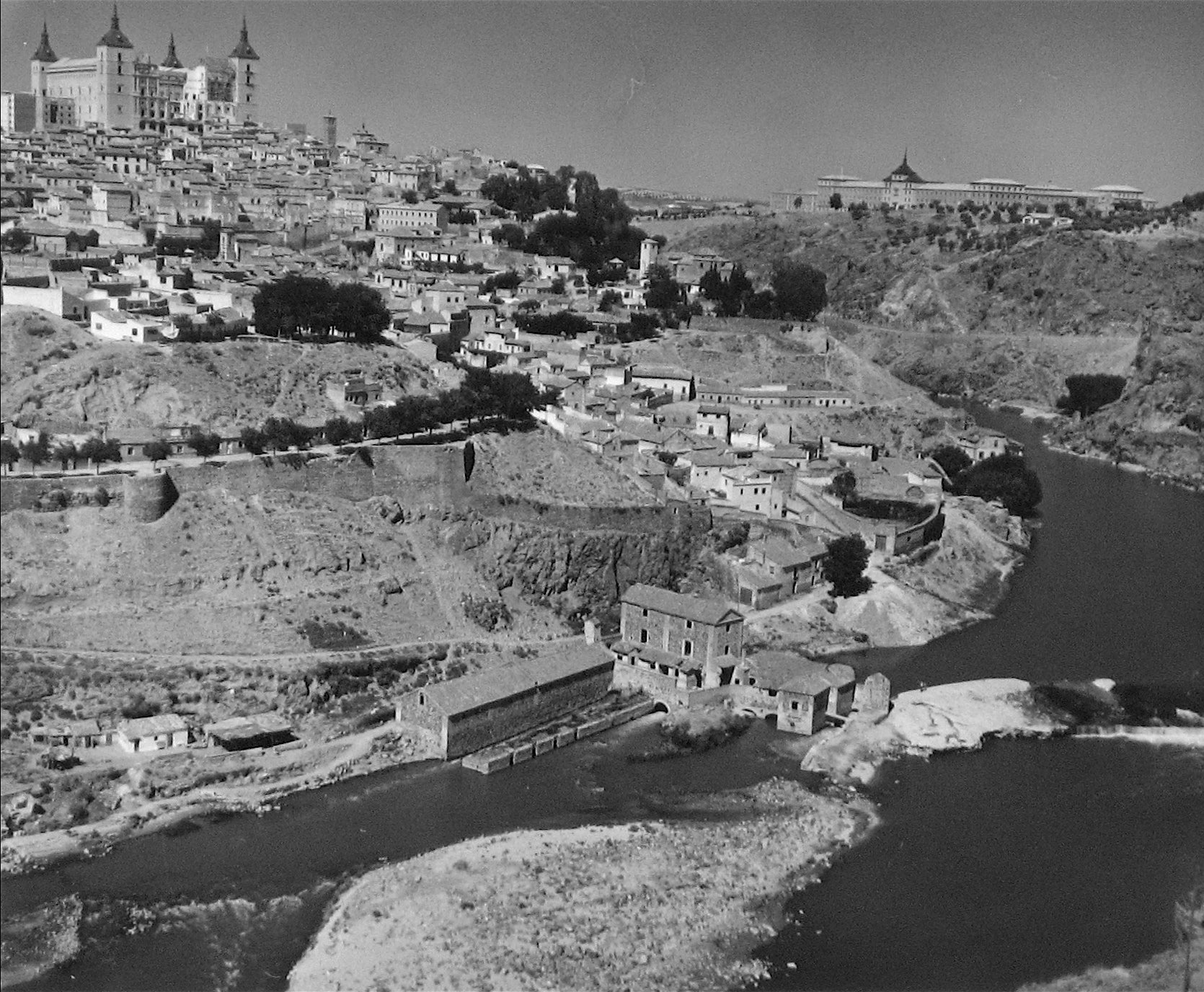 Castle on a Hill<br>1960s Silver Gelatin Print<br><br>#12136