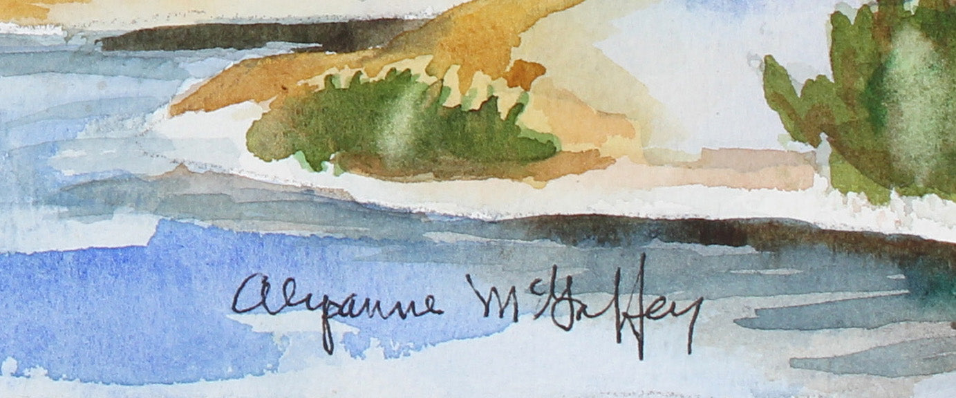 <I>West Marin, CA</I> <br>20th Century Watercolor<br><br>#44003