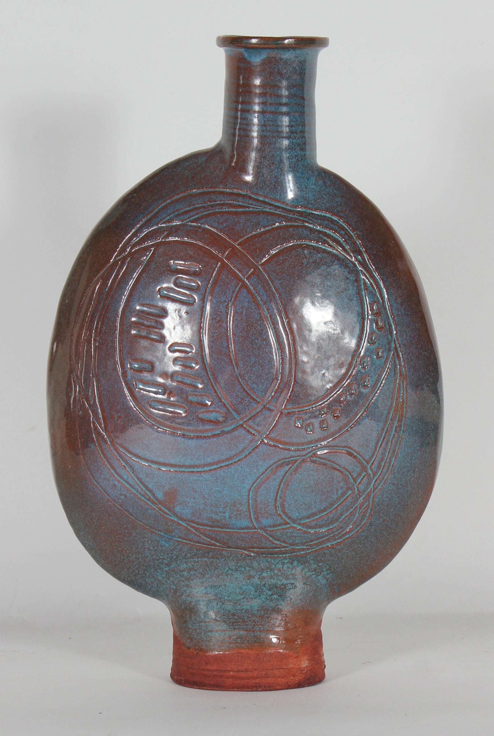 Collection of 20th Century Ceramics with Rich Blues <br><br>#1761