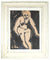 Modernist Standing Nude<br>1963-65 Ink on Paper<br><br>#72068
