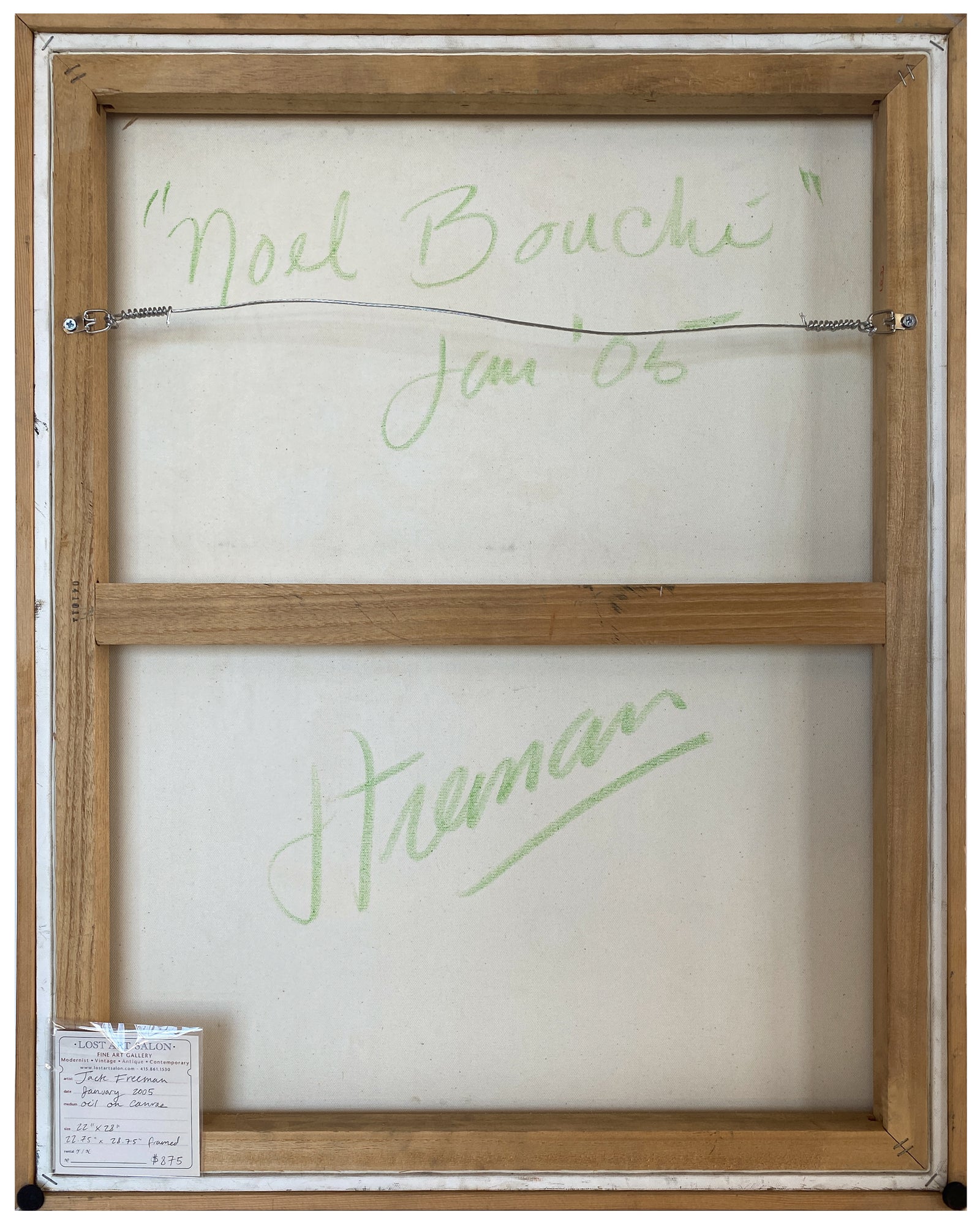 <I>Noel Bouchi</I> <br>2005 Oil on Canvas <br><br>#Z0004