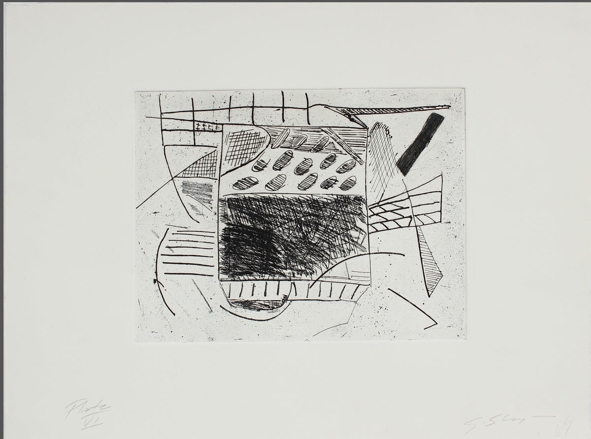 <I>Passing Through</I> <br>1969 Etching <br><br>#D1237