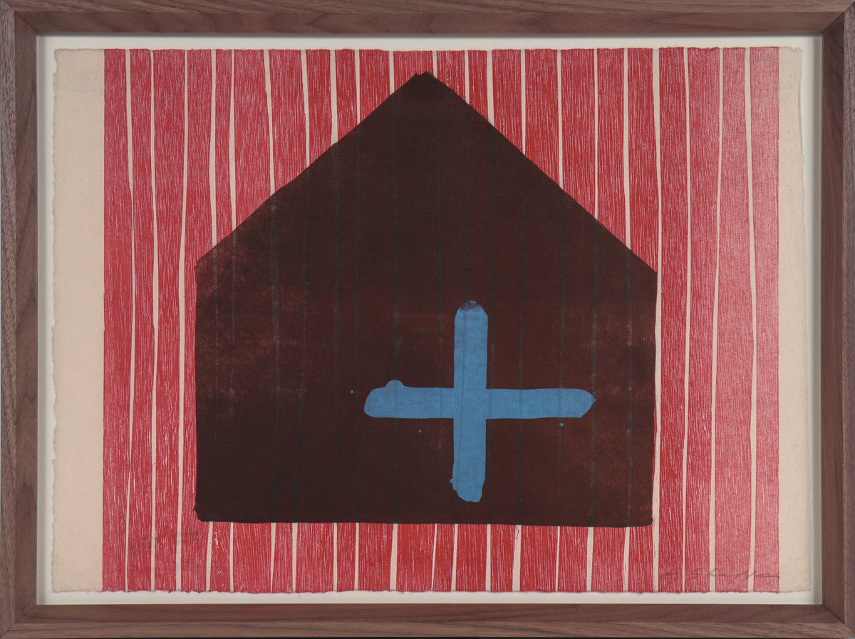 Abstracted House&lt;br&gt;1998 Lithograph&lt;br&gt;&lt;br&gt;#11747