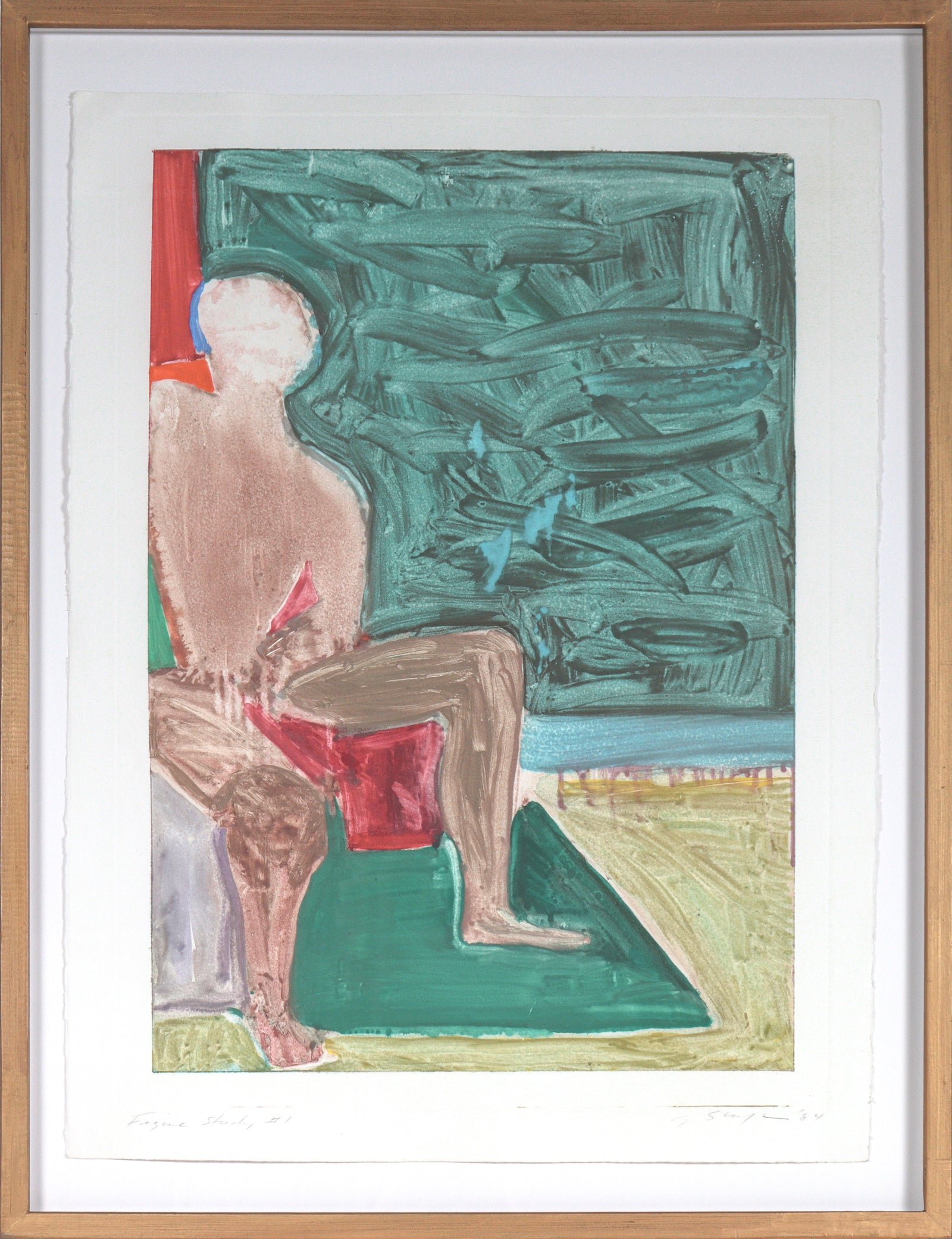 <i>Figurative Study #1</i> <br>1984 Monotype <br><br>#11770