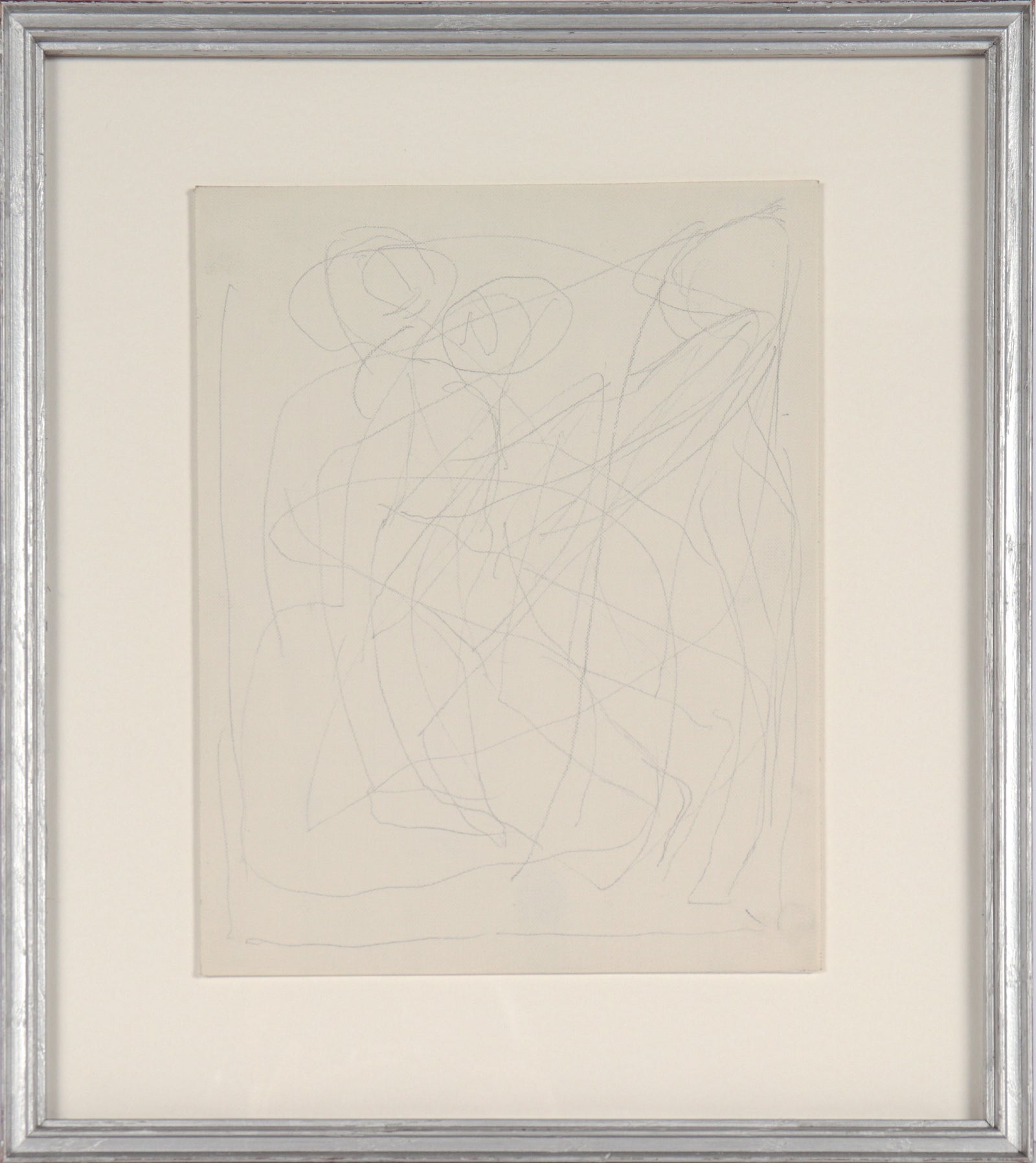 Original Conte Crayon Drawing From Life, Sleeping Reclining Woman