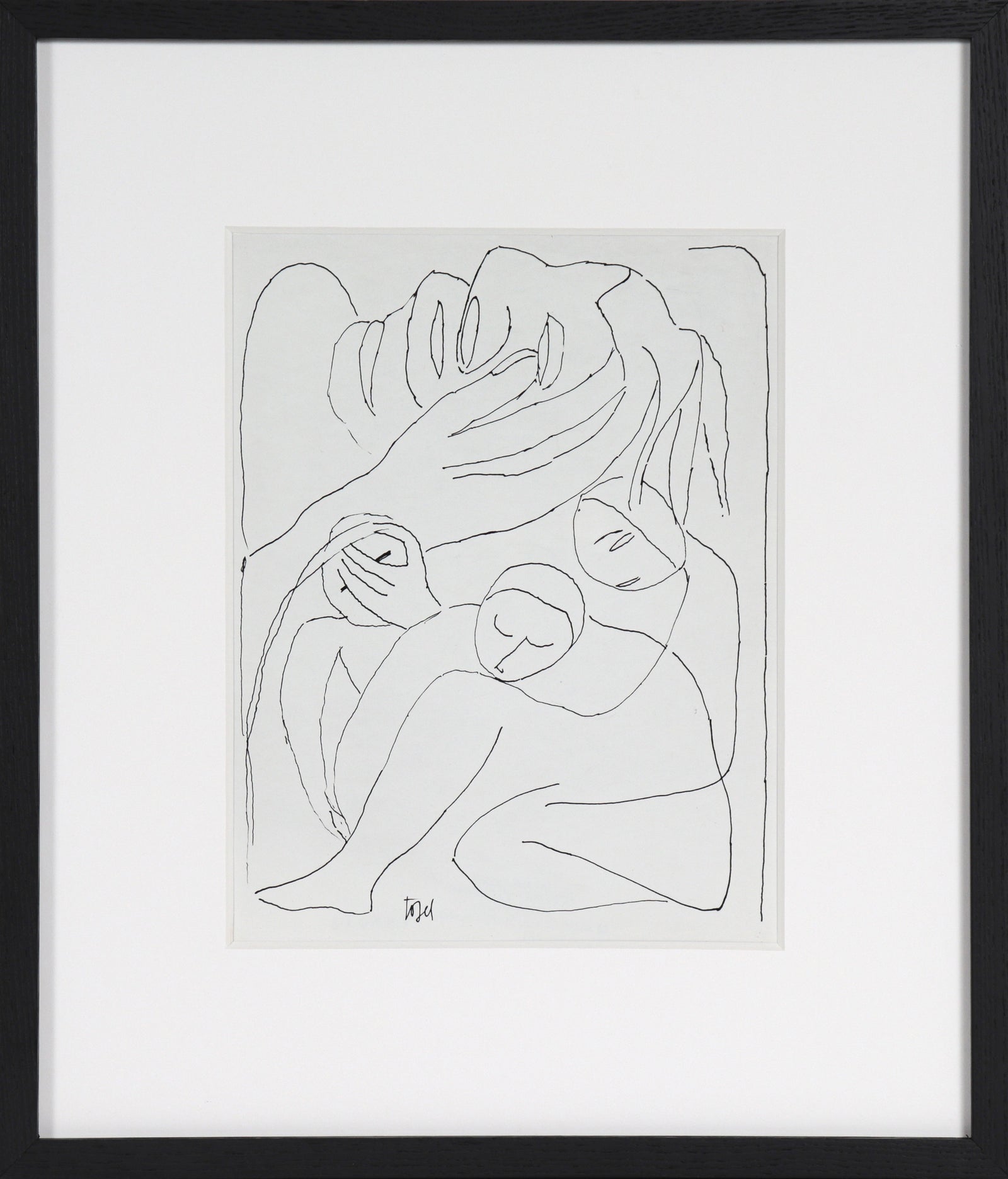 Abstracted Intertwined Figures<br>20th Century Photograph<br><br>#15799