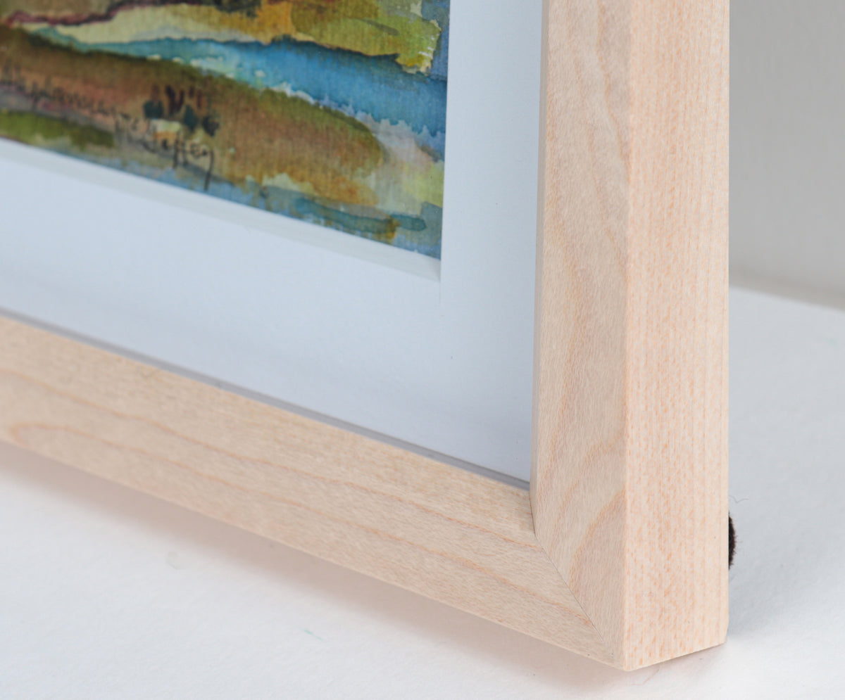 <i>West Marin Marshy Land, CA</i> <br>20th Century Watercolor <br><br>#44020