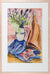 California Expressionist Still Life <br>1940-50s Watercolor <br><br>#5123