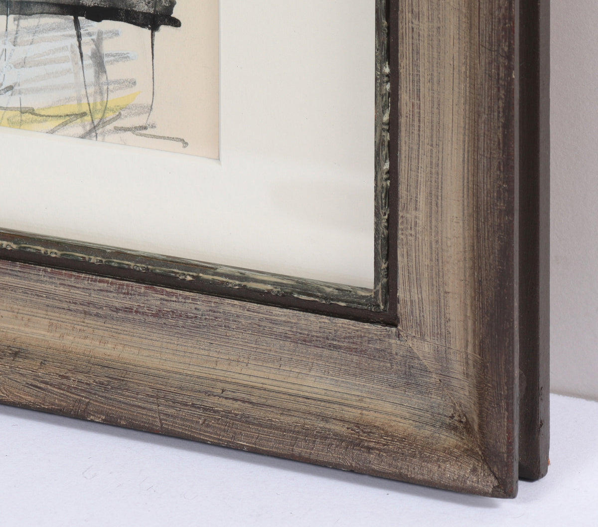 Abstract Expressionist Painting<br>1967 Gouache<br><br>#8322