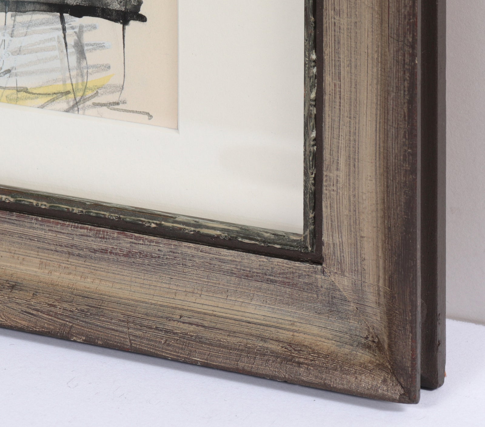 Abstract Expressionist Painting<br>1967 Gouache<br><br>#8322